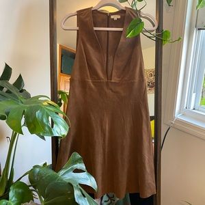 Wilfred Deep V suede Mini